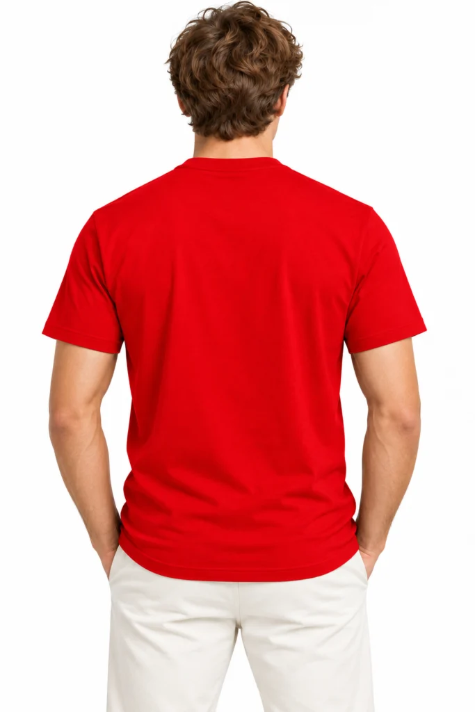 Red Script-Graphic T-Shirt